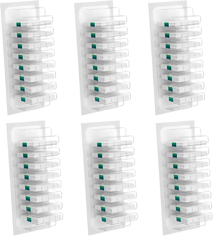 Disposable Toilet Brush with Replaceable Heads, Wall-Mounted Holder, Hygienic Bathroom Cleaning Tool (48 Box Refills)