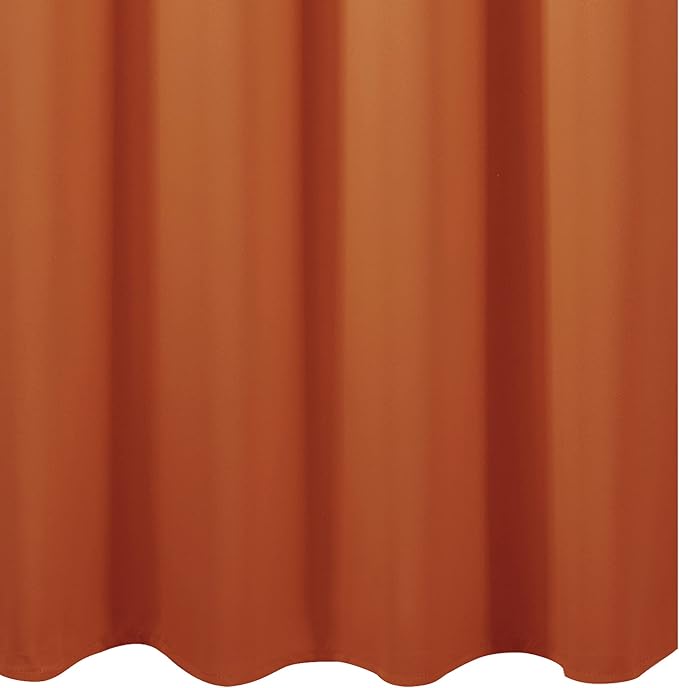 Orange Blackout Curtains 38 x 63 Inch Length/Set of 2 Curtain Panels/Thermal - Image 7