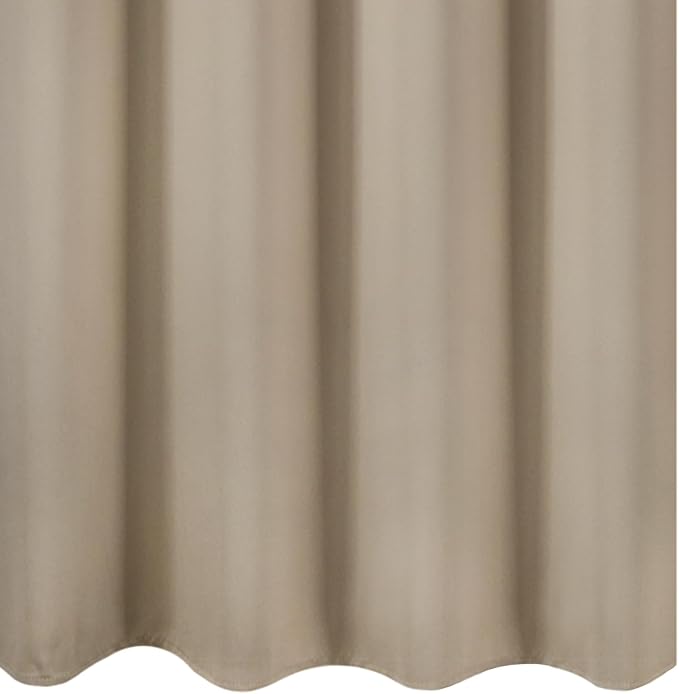 Blackout Curtains 66 x 72 Inch Long Khaki Curtains Set of 2 Panels Room - Image 8