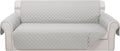 Reversible 4 Seater Sofa Cover 91 Inch Large Couch Cover Furniture Protector by LuxshareHome