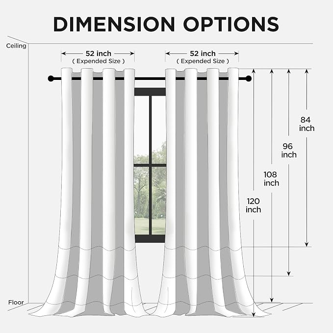 Joydeco Blackout Curtains for Bedroom, Room Darkening Noise Reducing - Image 6