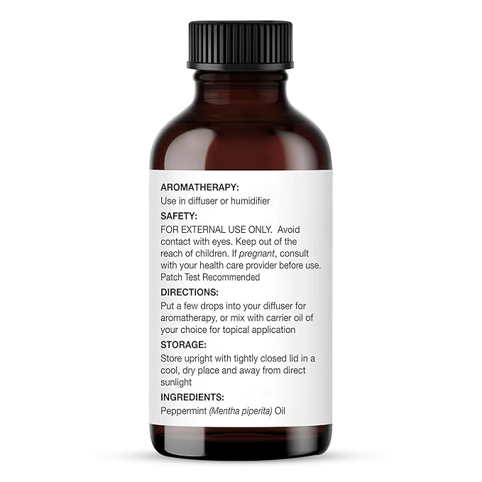 Majestic Pure Peppermint Essential Oil with Glass Dropper - 1 Fl Oz - 100% Pure and Natural Peppermint Oil - Premium Grade Essential Oils for Diffuser, Aromatherapy, Soap and Candle Making