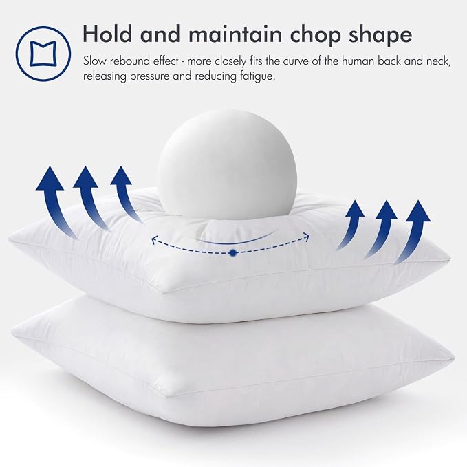 MIULEE Feather Pillow Insert 20x20, Throw Pillow - Image 5