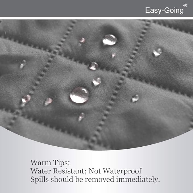Easy-Going Reversible Couch Cover, Large Futon Sofa, Water Resistant Furniture - Image 4
