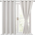 Blackout Curtains for Bedroom, 52 x 54 Inches Long, 2 Panels | Thermal by Hiasan