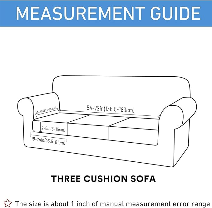 hyha Waterproof Couch Cushion Covers, Washable Sofa Cushion Slipcovers - Image 6