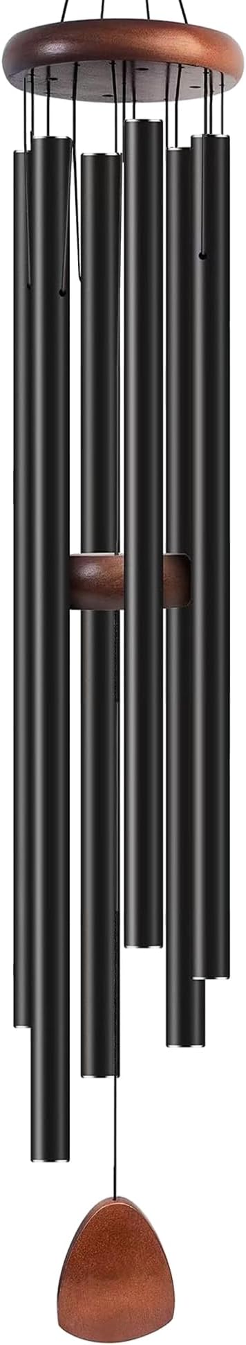 Wind Chime for Outside Deep Tone, 60 inch Large Wind Chimes, 6 Heavy Duty Tubes Aluminium Metal Extra Large Wind Chimes, Decoration for Garden, Patio, Yard, Gift for Mother's Day