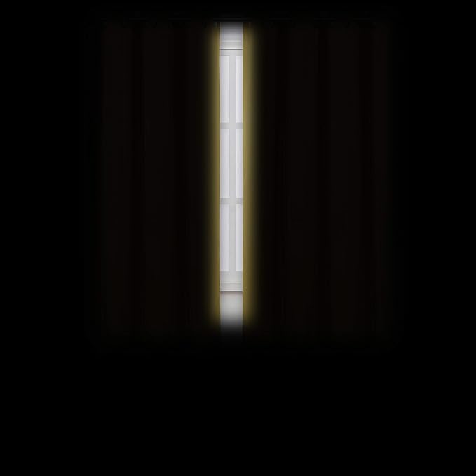 Yellow Thermal Blackout Curtains/52 x 63 Inch/Set of 2 Panels Room Darkening - Image 3