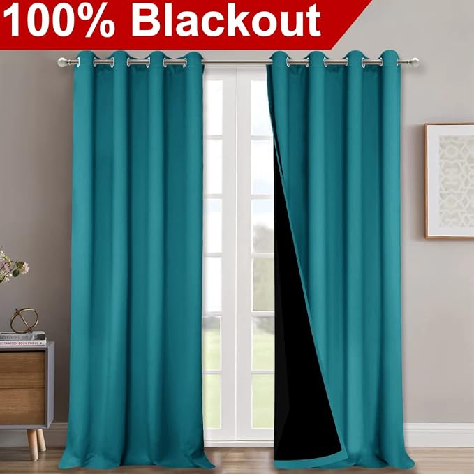 NICETOWN 100% Blackout Curtains - Image 2