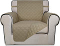 PureFit Reversible Quilted Sofa Cover, Water Resistant Slipcover Furniture by PureFit