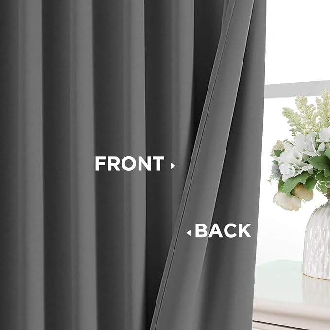 Joydeco Blackout Curtains 84 Inch Length 2 Panels Set, Thermal Insulated Long - Image 9