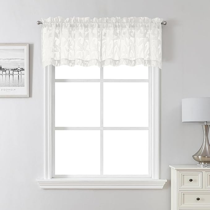Lecloud Leia Ivory Sheer Valances by Lecloud