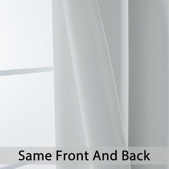 Yakamok 72 Inch Length 100% Blackout Curtains - Image 3