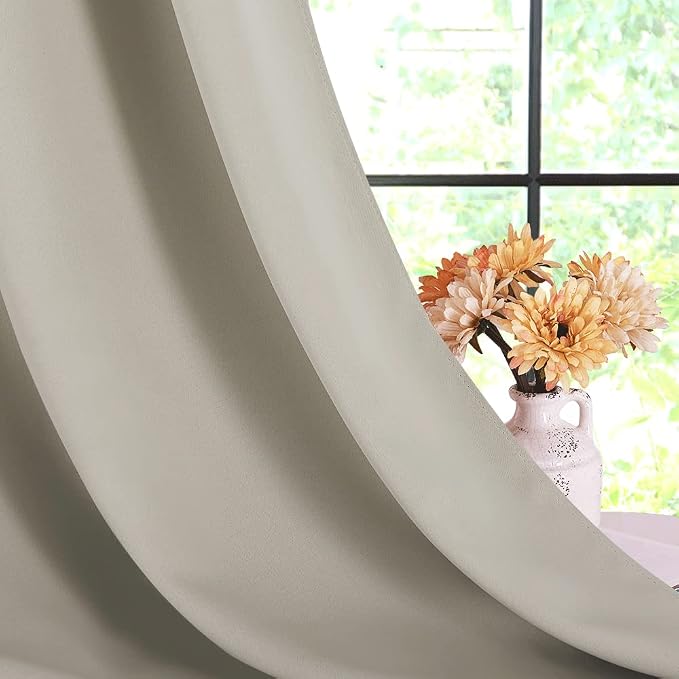 NICETOWN Thermal Insulated Natural Curtains - Image 6
