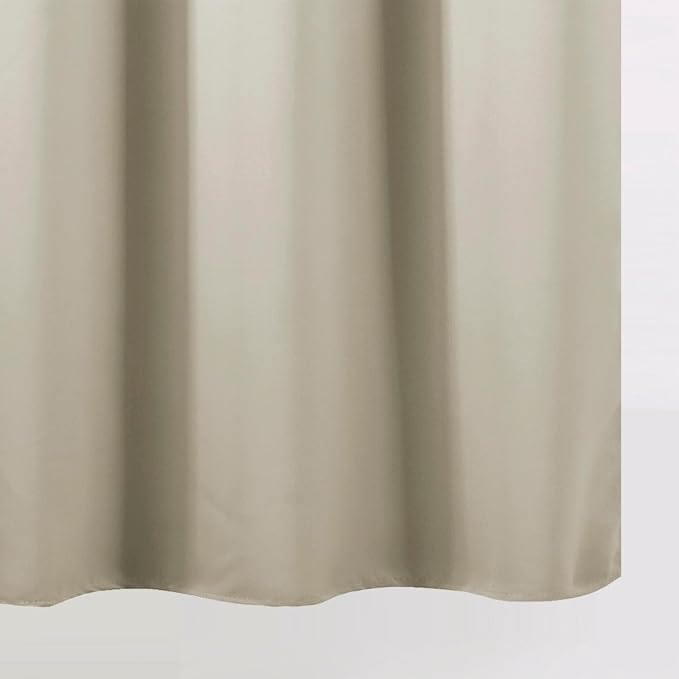Light Beige Blackout Curtains 42 x 54 Inch Length Set of 2 Panels Grommet - Image 8
