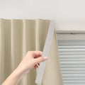 Portable Light Blocking Curtains Self Stick Design Removable Adhesive Window by Sovtfides