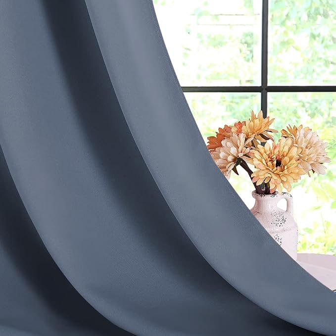 NICETOWN Blackout Draperies 60" W x 84" L Curtains - Image 6