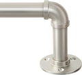 Zeerobee Curtain Rods for Windows 120 to 240, 1 Inch Industrial Wrap Around by zeerobee