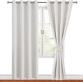 Blackout Curtains for Bedroom, 52 x 96 Inches Long, 2 Panels | Thermal by Hiasan
