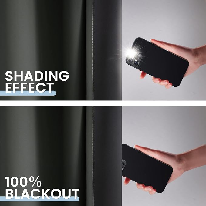 SimpleHome Blackout Curtains Ombre - Image 5