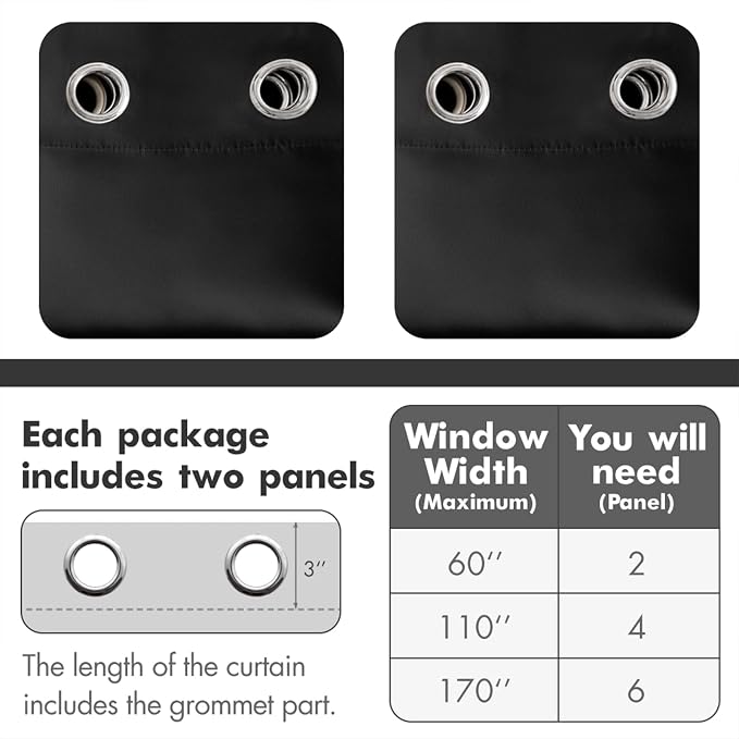 MIULEE Blackout Curtains 96 Inches Long - Image 6