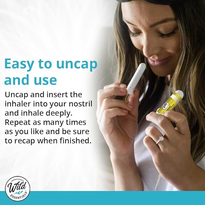 Wild Essentials 3 Pack of Appetite Craving Control Aromatherapy Nasal Inhalers Made with Therapeutic Grade Essential Oils to Help Keep The Hunger Cravings Away