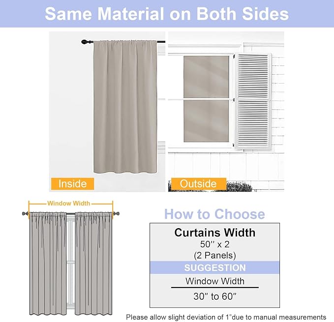 Simplebrand Stone Blackout Curtains - Image 7