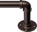 Zeerobee Curtain Rods for Windows 144 to 168, 1 Inch Industrial Wrap Around by zeerobee