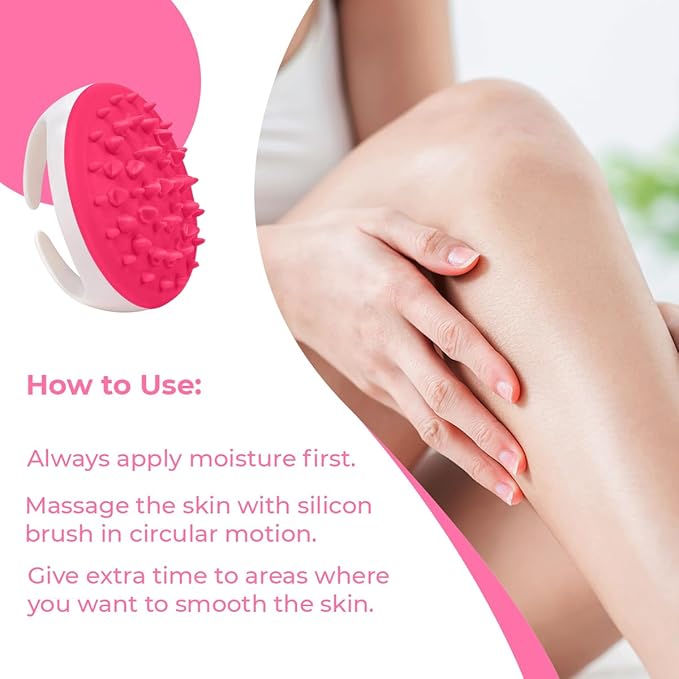 Anti Cellulite Massager Roller - Anticellulite Fascia Blaster for Cellulite Remover - Improves Blood Flow Use Cellulite Brush & Cellulite Roller with Cream or Oil for Cellulite Treatment