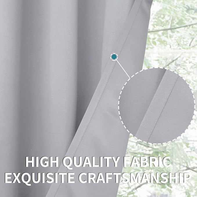 BGment Room Darkening Curtains 84 Inches Long - Image 7