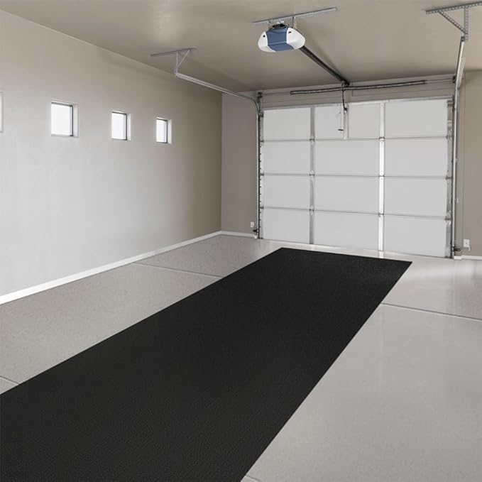 House, Home and More Indoor Outdoor Carpet with Rubber Marine Backing - Black - 6 Feet x 25 Feet - Durable, UV-Resistant - Adds Color and Comfort to Your Deck, Patio or Other Outdoor Rug Space.