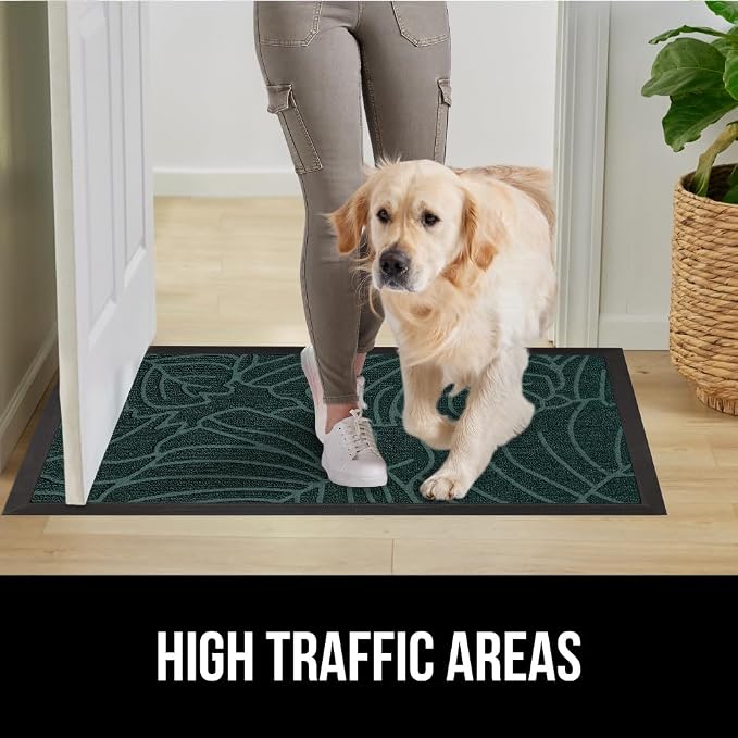 GORILLA GRIP 100% Waterproof All-Season WeatherMAX Doormat US Designed Natural - Image 7