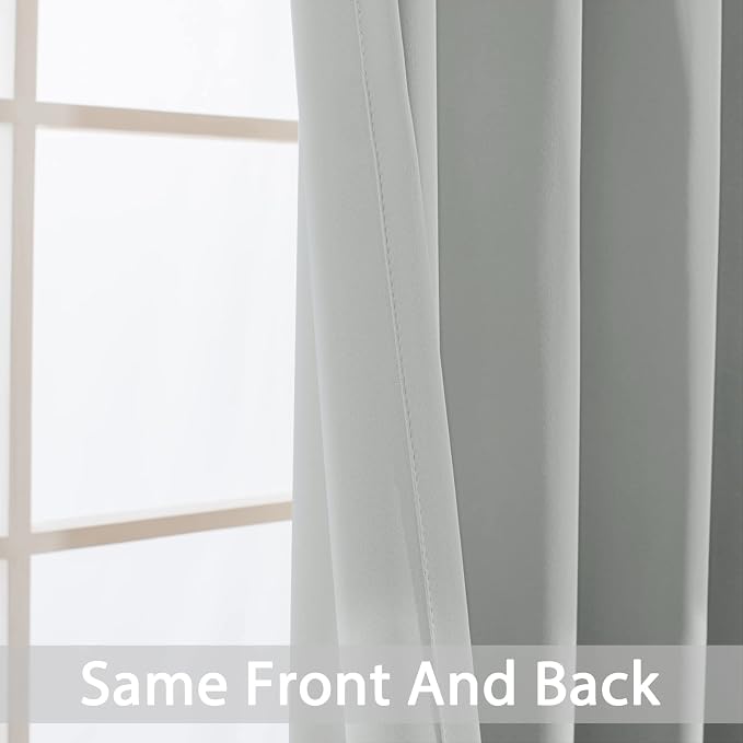 Yakamok Blackout Curtains Room Darkening Thermal Insulated Window Panels - Image 3