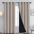 Yakamok Natural Blackout Curtains 96 Inches Long by Yakamok