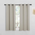 NICETOWN Natural Blackout Shack Curtains Noise Reducing, Thermal Insulated and by NICETOWN