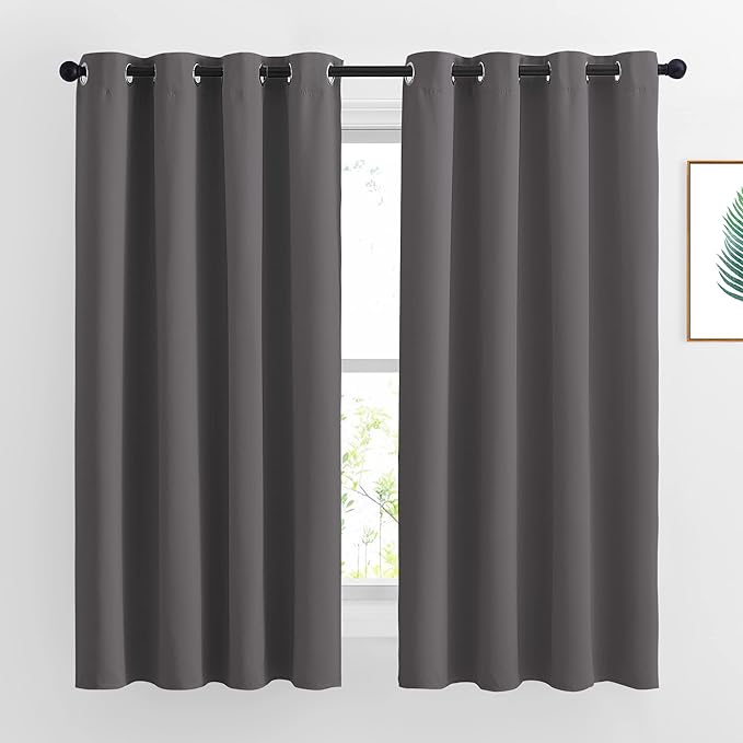 NICETOWN Blackout Curtains for Bedroom 63 inch Length 2 Panels by NICETOWN