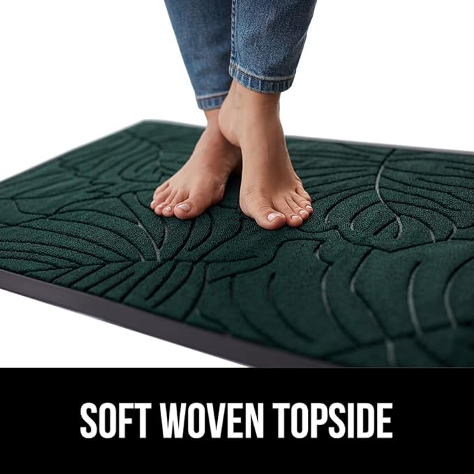GORILLA GRIP 100% Waterproof All-Season WeatherMAX Doormat, US Designed Natural - Image 7