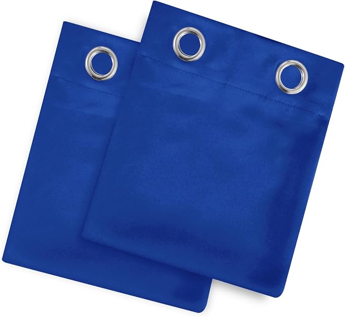 Blackout Curtains 52 x 120 Inch Long Royal Blue Curtains Set of 2 Panels Room - Image 9