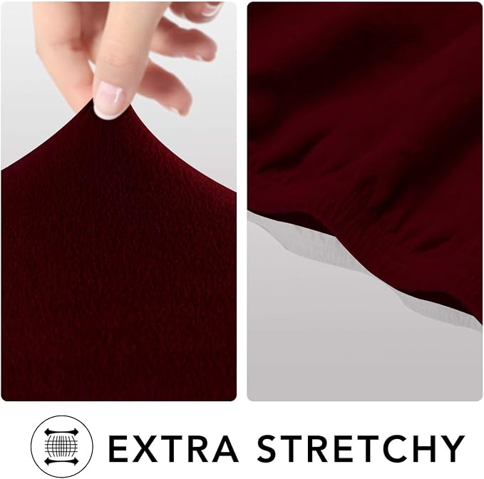 PureFit Stretc Recliner Chair Covers Fleece Soft Couch Covers - Image 4