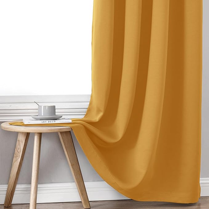 ChrisDowa 100% Blackout Curtains 102 inch Long - Image 7