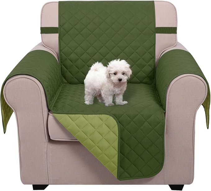 U-NICE HOME Reversible Oversized Chair Covers Quilted Water Repellent Pet by U-NICEHOME