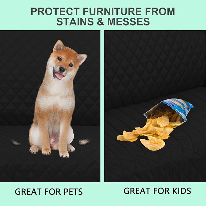 Reversible Recliner Chair Covers, Water Repellent, Chair Protectors Covers - Image 5