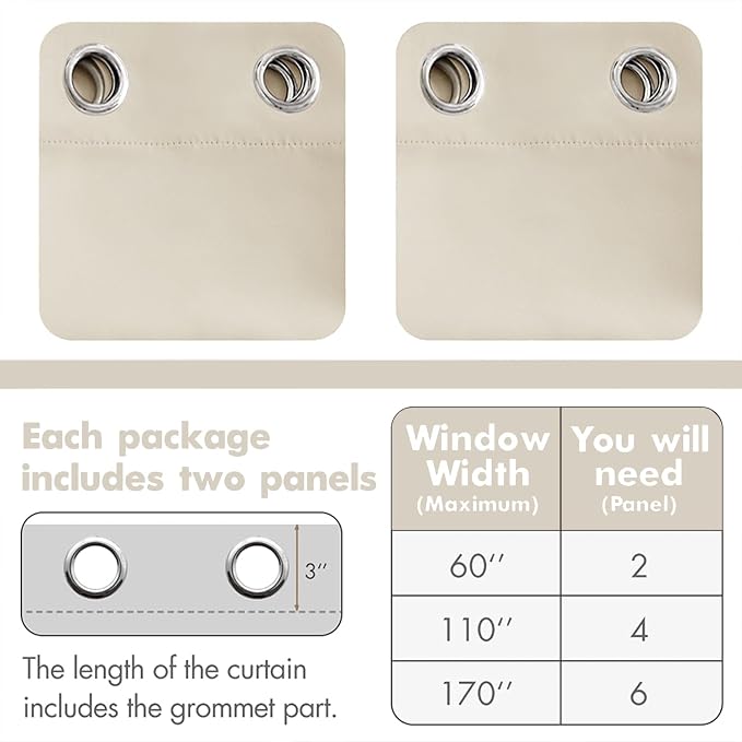 MIULEE Blackout Curtains 96 Inches Long - Image 6