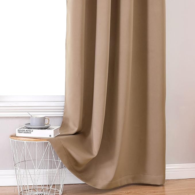 ChrisDowa 100% Blackout Curtains 108 inch Long - Image 7