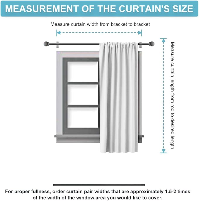 RYB HOME White Curtains for Bedroom - Image 7