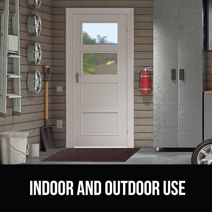 GORILLA GRIP® Ultra Absorbent Front Door Mat Outside Entrance 35x23, Traps Dirt - Image 9