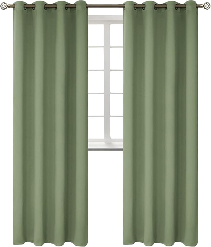 BGment Room Darkening Curtains 108 Inches Long by BGment