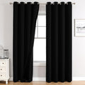 ChrisDowa 100% Blackout Curtains 80 inch Long by ChrisDowa