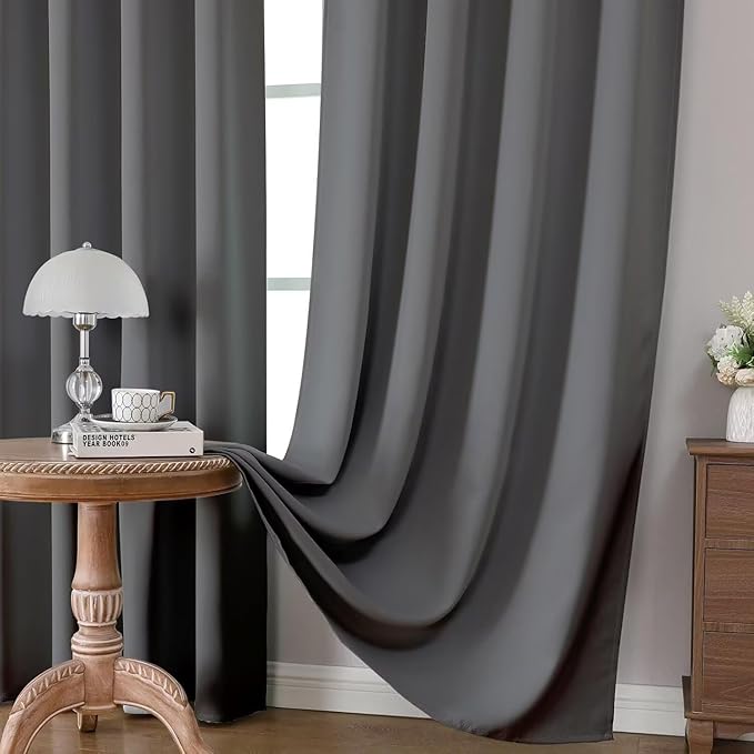 Joydeco Blackout Curtains 95 Inch Length 2 Panels Set, Thermal Insulated Long - Image 4