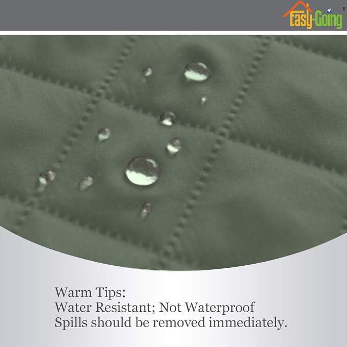 Easy-Going Reversible Couch Cover, Recliner 19 in, Water Resistant Furniture Mat - Image 3